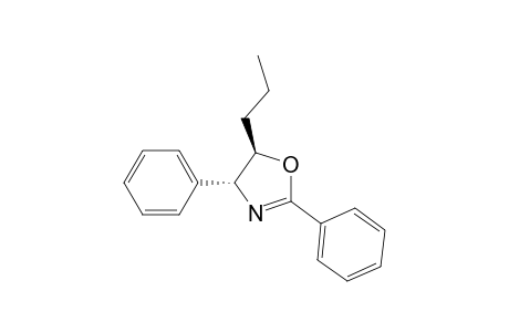 Oxazole, 4,5-dihydro-2,4-diphenyl-5-propyl-, trans-