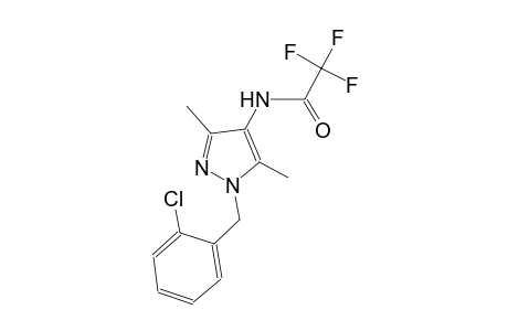 N-[1-(2-chlorobenzyl)-3,5-dimethyl-1H-pyrazol-4-yl]-2,2,2-trifluoroacetamide