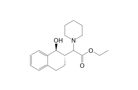 ((S)-1-Hydroxy-1,2,3,4-tetrahydro-naphthalen-2-yl)-piperidin-1-yl-acetic acid ethyl ester