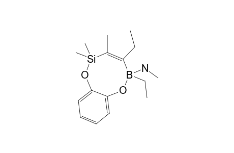 5-METHYLAMIN-4,5-DIETHYL-2,5-DIHYDRO-2,2,3-TRIMETHYL-1,6-DIOXA-2-SILA-5-BORABENZOCYCLOOCTENE