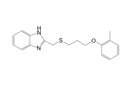 1H-benzimidazole, 2-[[[3-(2-methylphenoxy)propyl]thio]methyl]-