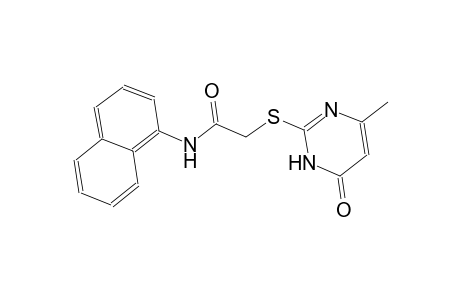 2-[(4-methyl-6-oxo-1,6-dihydro-2-pyrimidinyl)sulfanyl]-N-(1-naphthyl)acetamide