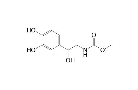 Methyl N-[2-hydroxy-2-(3,4-dihydroxyphenyl)ethyl]carbamate