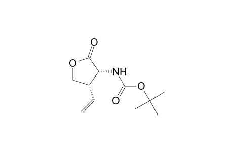 Carbamic acid, [4-ethenyltetrahydro-2-oxo-3-furanyl]-, 1,1-dimethylethyl ester, cis-(.+-.)-