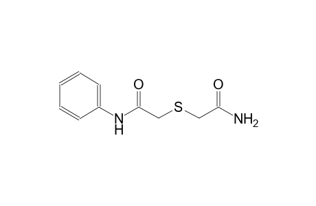 2-[(2-amino-2-oxoethyl)sulfanyl]-N-phenylacetamide
