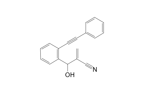 2-(Hydroxy(2-(phenylethynyl)phenyl)methyl)acrylonitrile