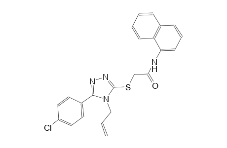 2-{[4-allyl-5-(4-chlorophenyl)-4H-1,2,4-triazol-3-yl]sulfanyl}-N-(1-naphthyl)acetamide
