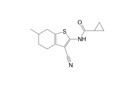 N-(3-cyano-6-methyl-4,5,6,7-tetrahydro-1-benzothien-2-yl)cyclopropanecarboxamide