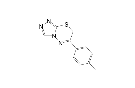 6-(4-Methylphenyl)-7H-[1,2,4]triazolo[3,4-b][1,3,4]thiadiazine