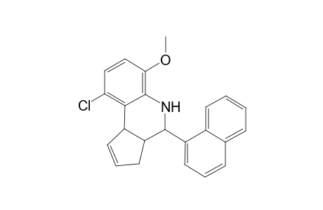 3H-cyclopenta[c]quinoline, 9-chloro-3a,4,5,9b-tetrahydro-6-methoxy-4-(1-naphthalenyl)-, (3aS,4R,9bR)-