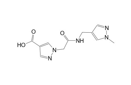 1H-pyrazole-4-carboxylic acid, 1-[2-[[(1-methyl-1H-pyrazol-4-yl)methyl]amino]-2-oxoethyl]-
