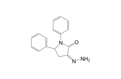 (3Z)-1,5-diphenyl-2,3-pyrrolidinedione 3-hydrazone