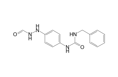 Urea, N-[4-(2-formylhydrazinyl)phenyl]-N'-(phenylmethyl)-