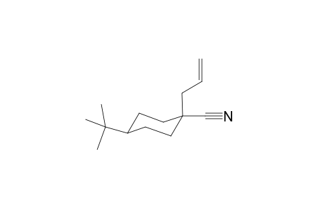 1(eq)-Cyano-1(ax)-(2'-propeny)-4(eq)-(t-butyl)cyclohexane