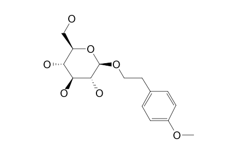 2-(p-Methoxyphenyl)ethyl .beta.-D-glucopyranoside