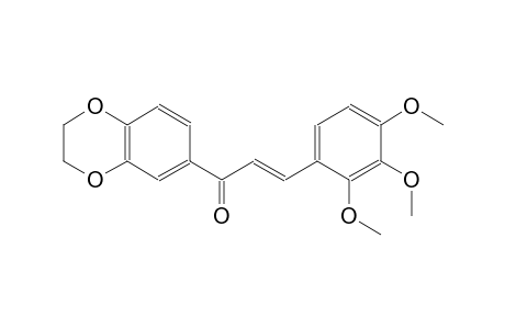 2-propen-1-one, 1-(2,3-dihydro-1,4-benzodioxin-6-yl)-3-(2,3,4-trimethoxyphenyl)-, (2E)-