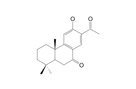 13-acetyl-12-hydroxypodocarpa-8,11,13-trien-7-one