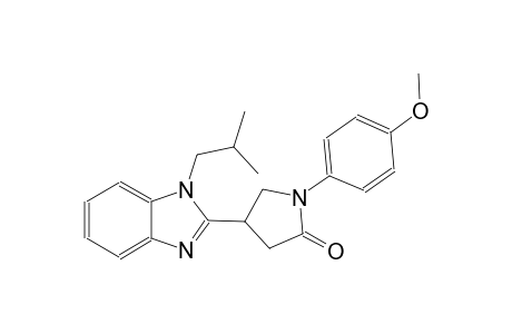 4-(1-isobutyl-1H-benzimidazol-2-yl)-1-(4-methoxyphenyl)-2-pyrrolidinone