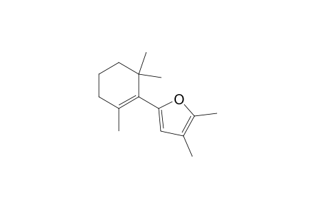 2,3-Dimethyl-5-[2',6',6'-trimethylcyclohex-1'-enyl]furan