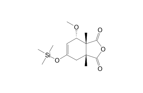 C-3-METHOXY-1,2-DIMETHYL-5-TRIMETHYLSILYLOXYCYCLOHEX-4-ENE-R-1,C-2-DICARBOXYLIC-ANHYDRIDE