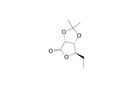 (3aR,6R,6aR)-6-ethyl-2,2-dimethyl-6,6a-dihydro-3aH-furo[3,4-d][1,3]dioxol-4-one