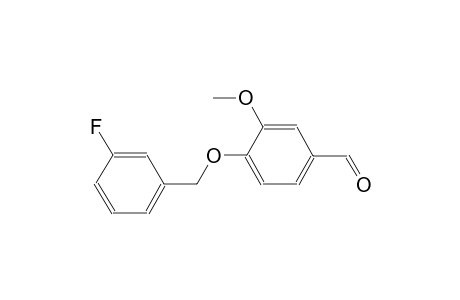 4-[(3-fluorobenzyl)oxy]-3-methoxybenzaldehyde