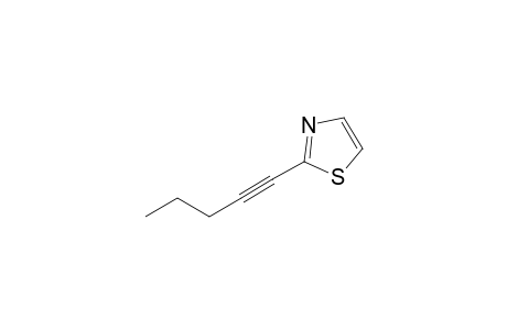 2-(1-pentynyl)-1,3-thiazole