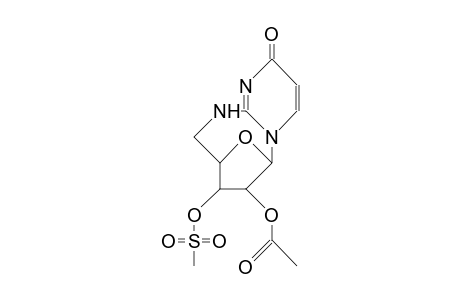 2,5'-Imino-1-(2-O-acetyl-3-O-methylsulfonyl-B-D-arabinofuranosyl)-uracil