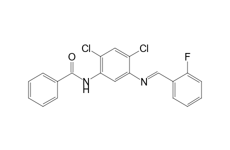 Benzamide, N-[2,4-dichloro-5-(2-fluorobenzylidenamino)phenyl]-