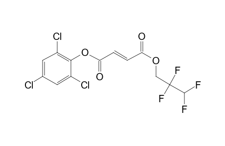 Fumaric acid, 2,4,6-trichlorophenyl 2,2,3,3-tetrafluoropropyl ester