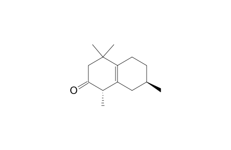 (1S,7R)-1,4,4,7-tetramethyl-1,4,5,6,7,8-hexahydro-2(3H)-naphtalenone