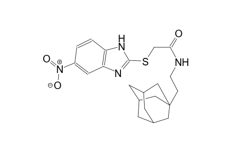 acetamide, 2-[(5-nitro-1H-benzimidazol-2-yl)thio]-N-(2-tricyclo[3.3.1.1~3,7~]dec-1-ylethyl)-