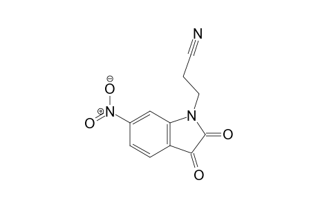 3-(6-Nitro-2,3-dioxoindolin-1-yl)propanenitrile