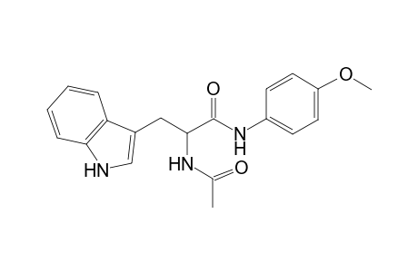 2-Acetamido-3-(1H-indol-3-yl)-N-(4-methoxyphenyl)propanamide