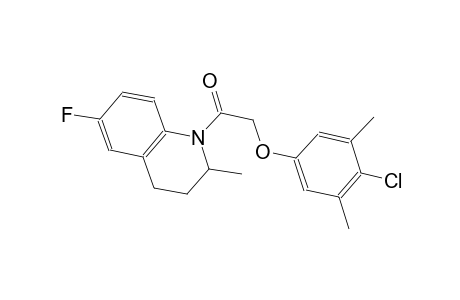 1-[(4-chloro-3,5-dimethylphenoxy)acetyl]-6-fluoro-2-methyl-1,2,3,4-tetrahydroquinoline