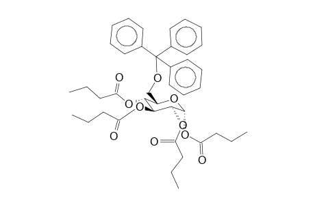 1,2,3,4-Tetra-O-butyryl-6-O-triphenylmethyl-a-d-glucopyranoside