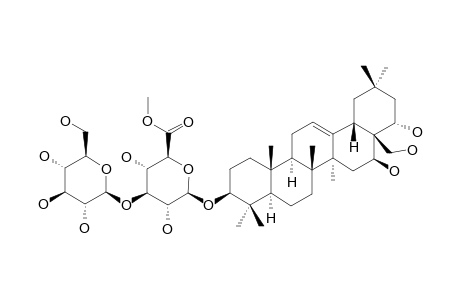 CHICHIPEGENIN-3-O-BETA-D-GLUCOPYRANOSYL-(1->3)-BETA-D-GLUCURONOPYRANOSIDE-METHYLESTER