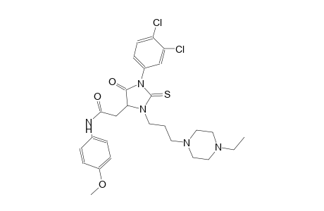 4-imidazolidineacetamide, 1-(3,4-dichlorophenyl)-3-[3-(4-ethyl-1-piperazinyl)propyl]-N-(4-methoxyphenyl)-5-oxo-2-thioxo-