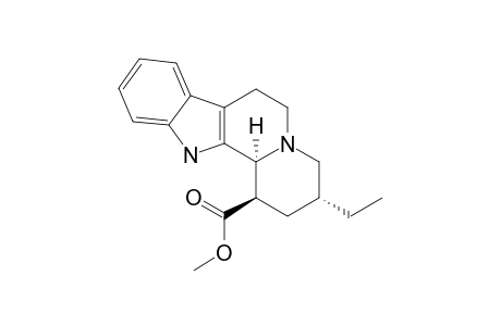 1-BETA-METHOXYCARBONYL-3-ALPHA-ETHYLINDOLO-[2,3-A]-QUINOLIZIDINE