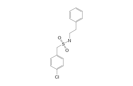 1-(4-chlorophenyl)-N-(2-phenylethyl)methanesulfonamide