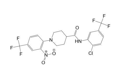 N-[2-chloranyl-5-(trifluoromethyl)phenyl]-1-[2-nitro-4-(trifluoromethyl)phenyl]piperidine-4-carboxamide