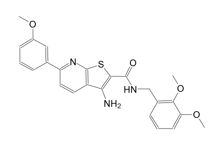 3-amino-N-(2,3-dimethoxybenzyl)-6-(3-methoxyphenyl)thieno[2,3-b]pyridine-2-carboxamide