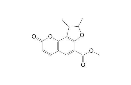 8,9-Dimethyl-2-oxo-8,9-dihydro-2H-furo[2,3-h]chromene-6-carboxylic acid methyl ester