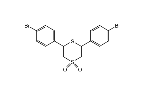 2,6-BIS(p-BROMOPHENYL)-p-DITHIANE, 4,4-DIOXIDE