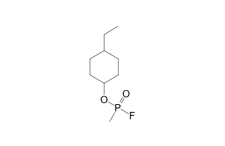4-Ethylcyclohexyl methylphosphonofluoridoate