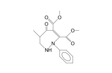 Dimethyl 1,2,6,7-tetrahydro-6-methyl-5-oxo-2-phenyl-1,2-diazepine-3,4-dicarboxylate