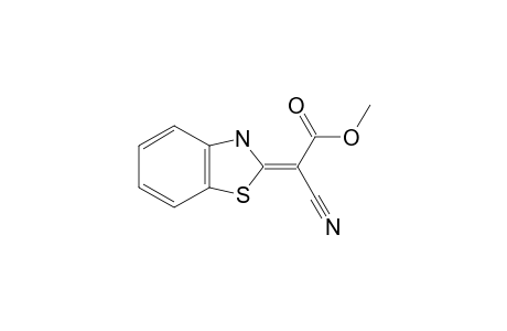 (2E)-2-(3H-1,3-benzothiazol-2-ylidene)-2-cyano-acetic acid methyl ester