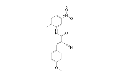 (2E)-2-cyano-3-(4-methoxyphenyl)-N-(2-methyl-5-nitrophenyl)-2-propenamide