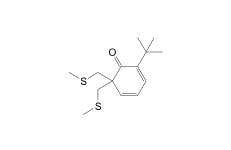 2-tert-Butyl-6,6-bis(methylsulfanylmethyl)cyclohexa-2,4-dien-1-one