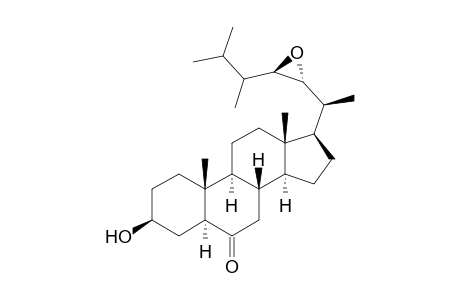 (22R,23R)-3.beta.-Hydroxy-24-methyl-22,23-epoxy-5.alpha.-cholestan-6-one